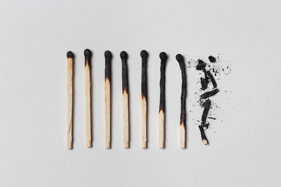Burnt out matches