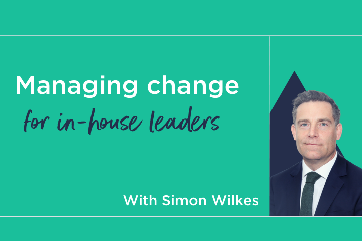 Managing change for in-house leaders