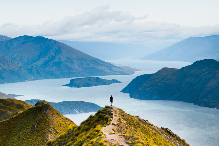 Wide view of mountains - Our Thinking